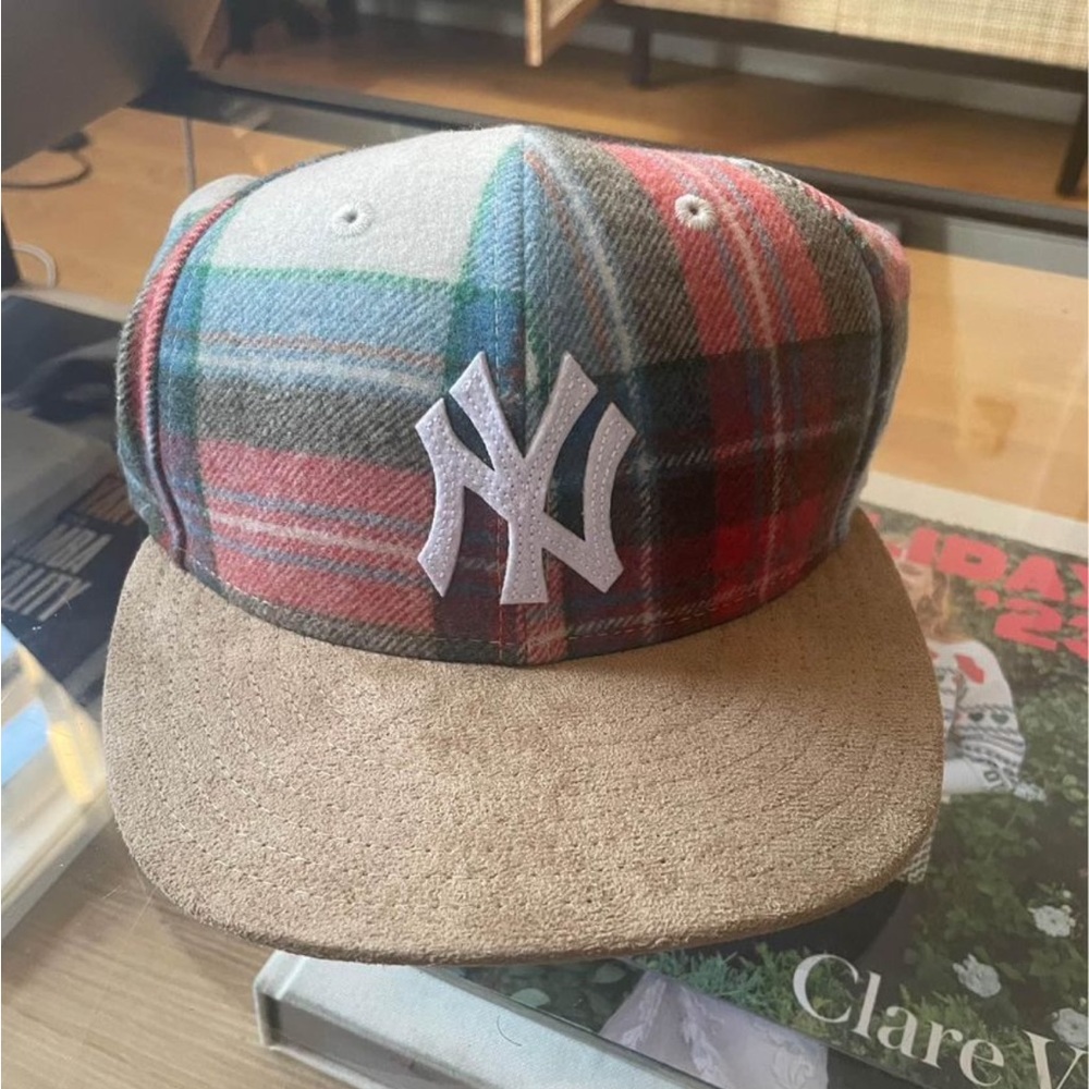KITH Plaid Yankee hat